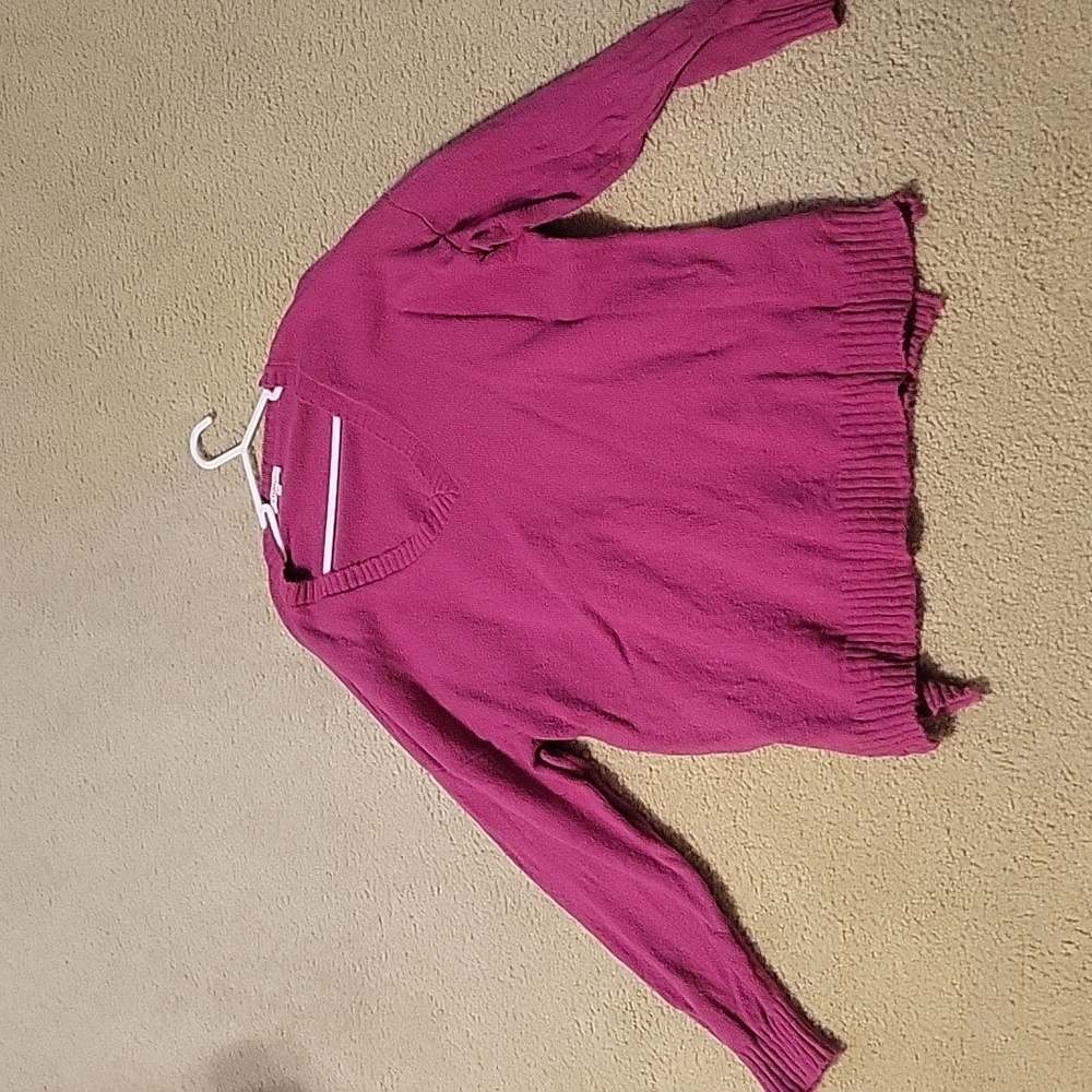 Z Supply cranberry tunic sweater